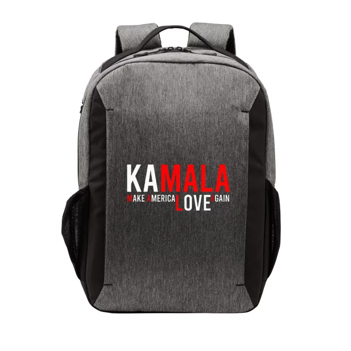 Kamala Harris 2024 For President Make America Love Again Vector Backpack