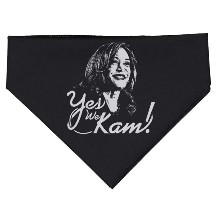 Kamala Harris 2024 Yes We Kam Kamala Harris 2024 USA-Made Doggie Bandana