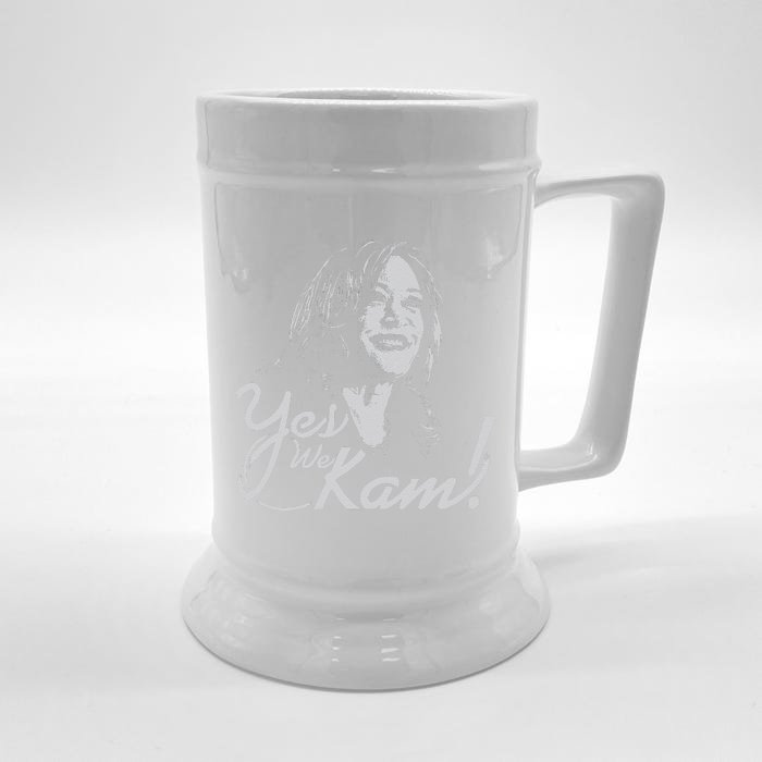 Kamala Harris 2024 Yes We Kam Kamala Harris 2024 Front & Back Beer Stein