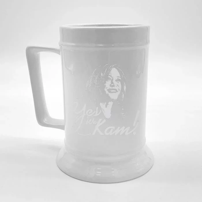 Kamala Harris 2024 Yes We Kam Kamala Harris 2024 Front & Back Beer Stein