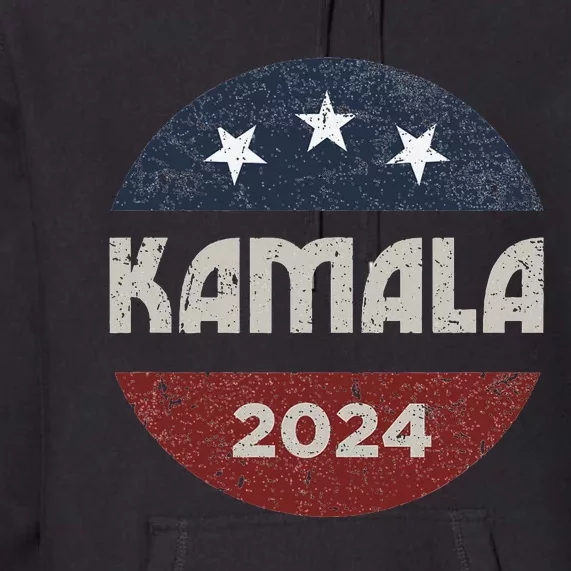 Kamala Harris 2024 For President Campaign Premium Hoodie