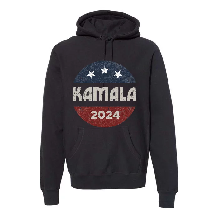 Kamala Harris 2024 For President Campaign Premium Hoodie