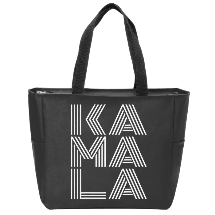 Kamala Harris 2024 Khive Biden Harris Cool Retro Streetwear Zip Tote Bag