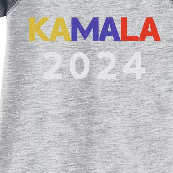 Kamala Harris 2024 For President Infant Baby Jersey Bodysuit