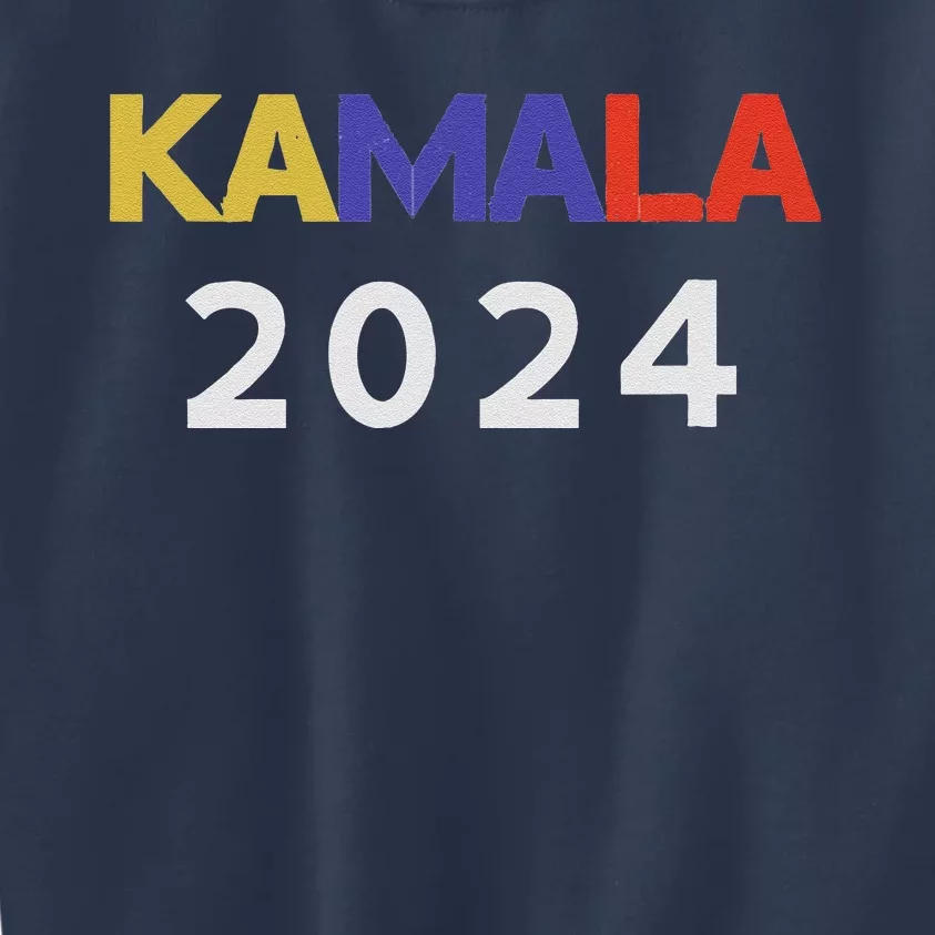 Kamala Harris 2024 For President Kids Sweatshirt