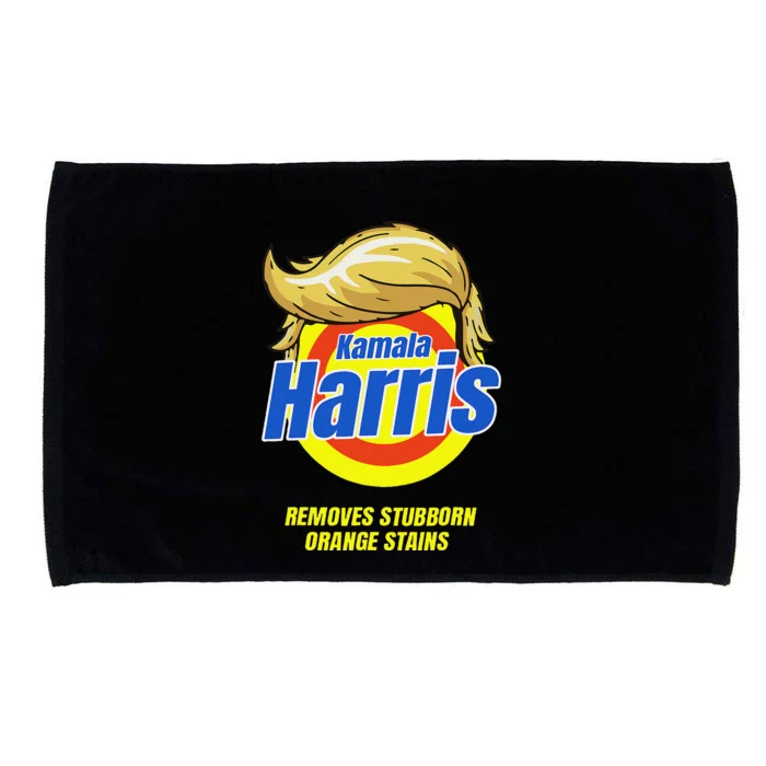 Kamala Harris 2024 Removes Stubborn Orange Stains Humor Microfiber Hand Towel