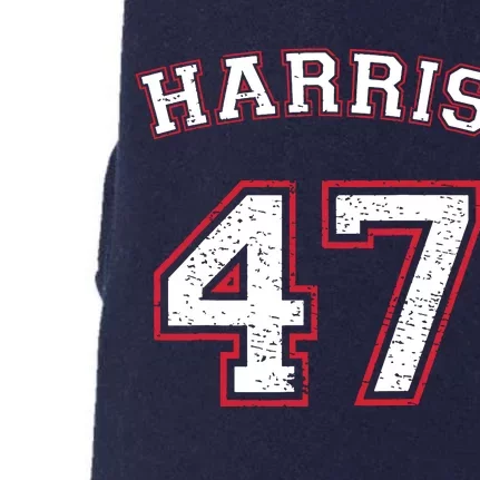 Kamala Harris 47 Doggie 3-End Fleece Hoodie