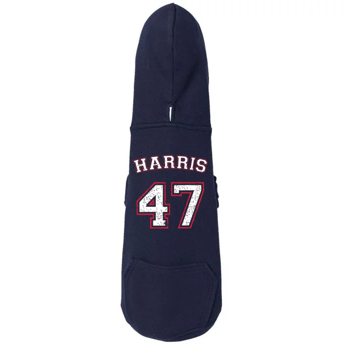 Kamala Harris 47 Doggie 3-End Fleece Hoodie