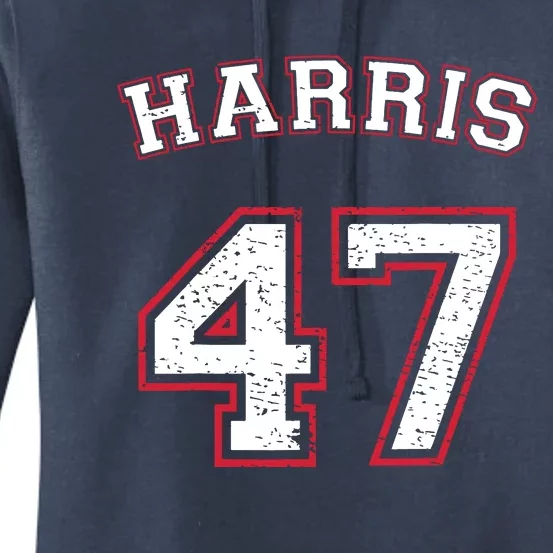 Kamala Harris 47 Women's Pullover Hoodie