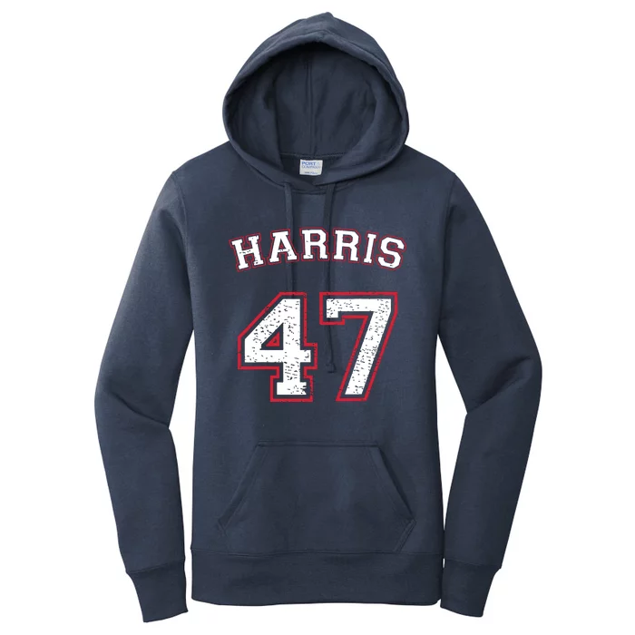 Kamala Harris 47 Women's Pullover Hoodie