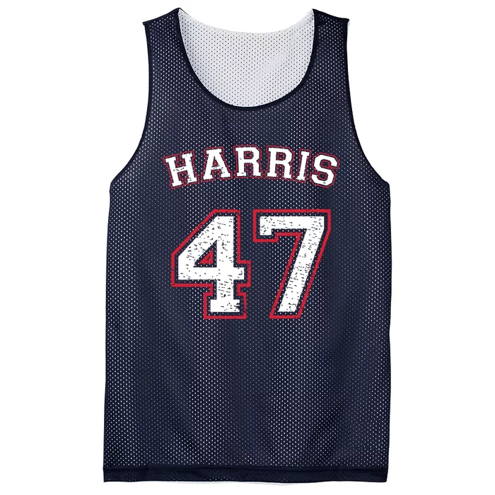 Kamala Harris 47 Mesh Reversible Basketball Jersey Tank