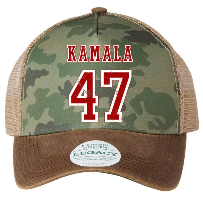 Kamala Harris 47 2024 Election Vintage Legacy Tie Dye Trucker Hat