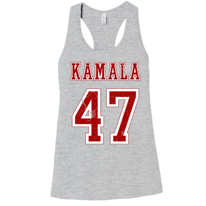 Kamala Harris 47 2024 Election Vintage Women's Racerback Tank