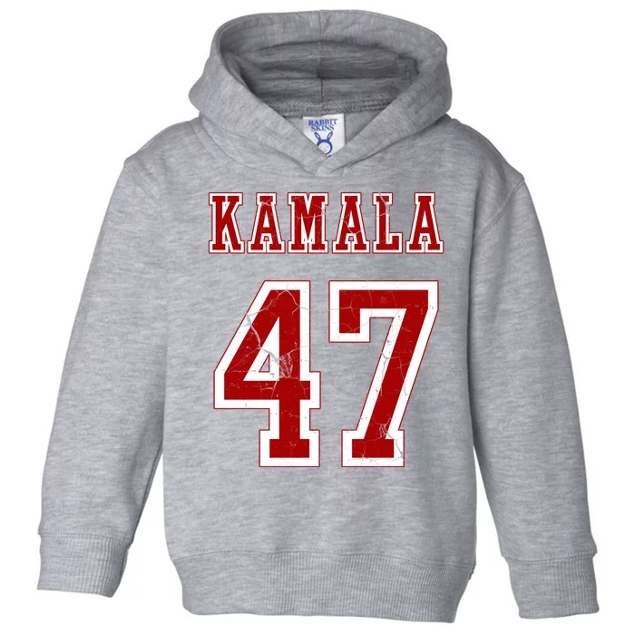 Kamala Harris 47 2024 Election Vintage Toddler Hoodie