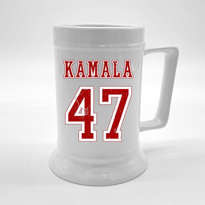 Kamala Harris 47 2024 Election Vintage Front & Back Beer Stein