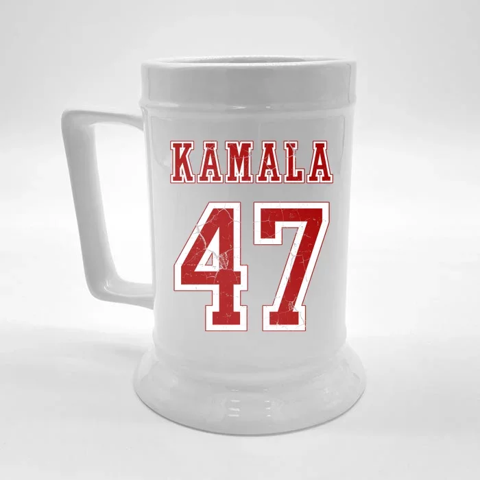 Kamala Harris 47 2024 Election Vintage Front & Back Beer Stein