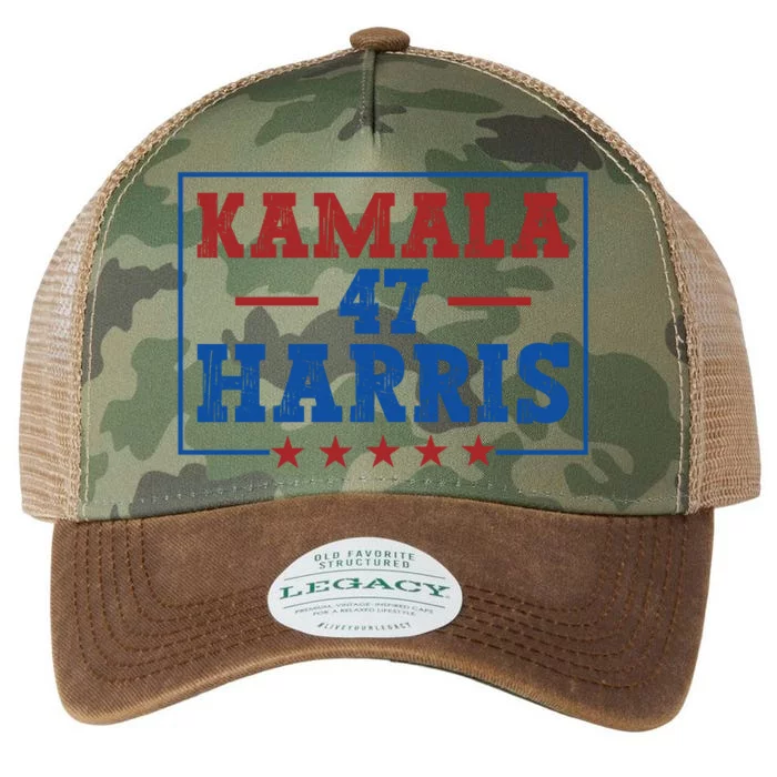 Kamala Harris 47 Legacy Tie Dye Trucker Hat