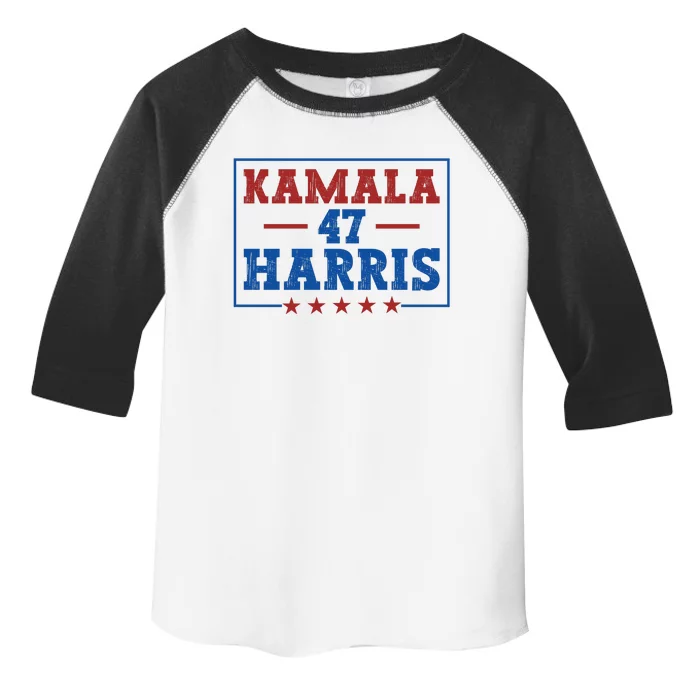 Kamala Harris 47 Toddler Fine Jersey T-Shirt