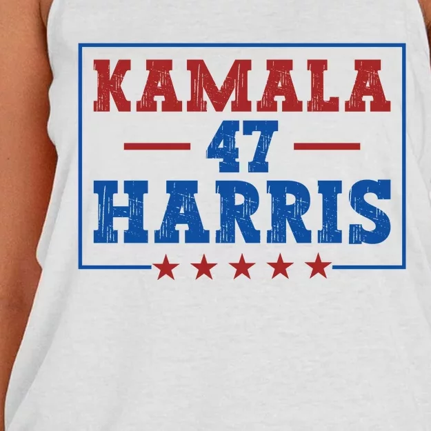 Kamala Harris 47 Women's Knotted Racerback Tank