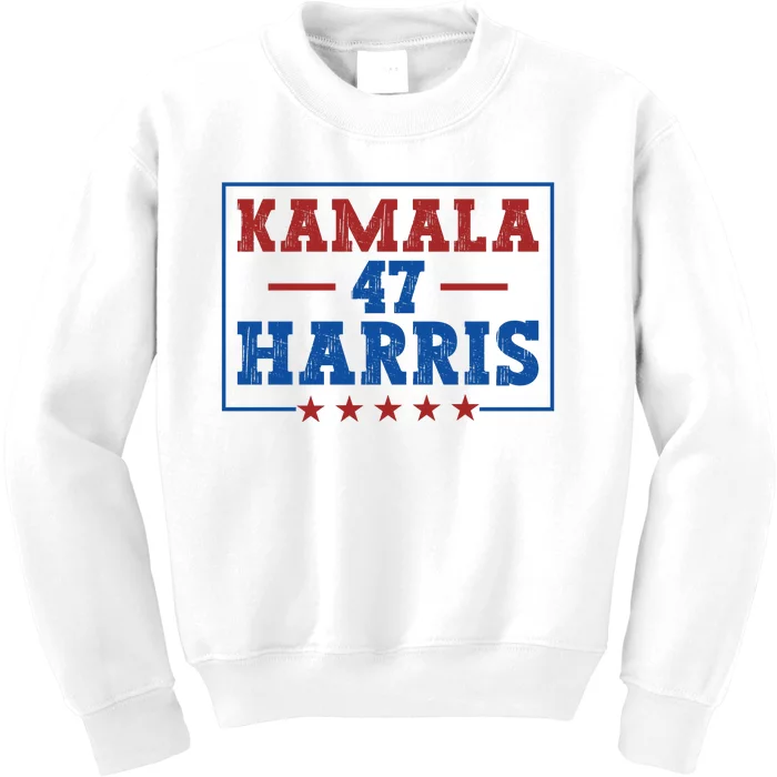 Kamala Harris 47 Kids Sweatshirt