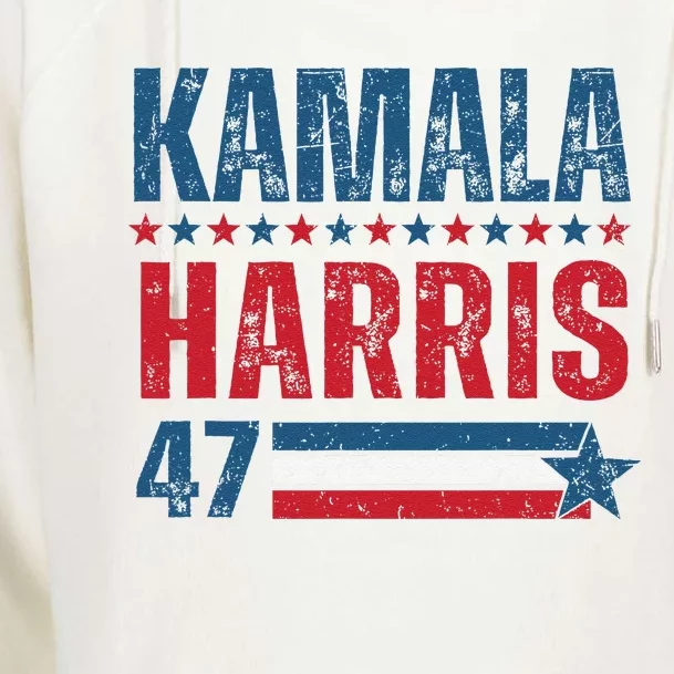 Kamala Harris 47 Th President Usa America 2024 Election Womens Funnel Neck Pullover Hood