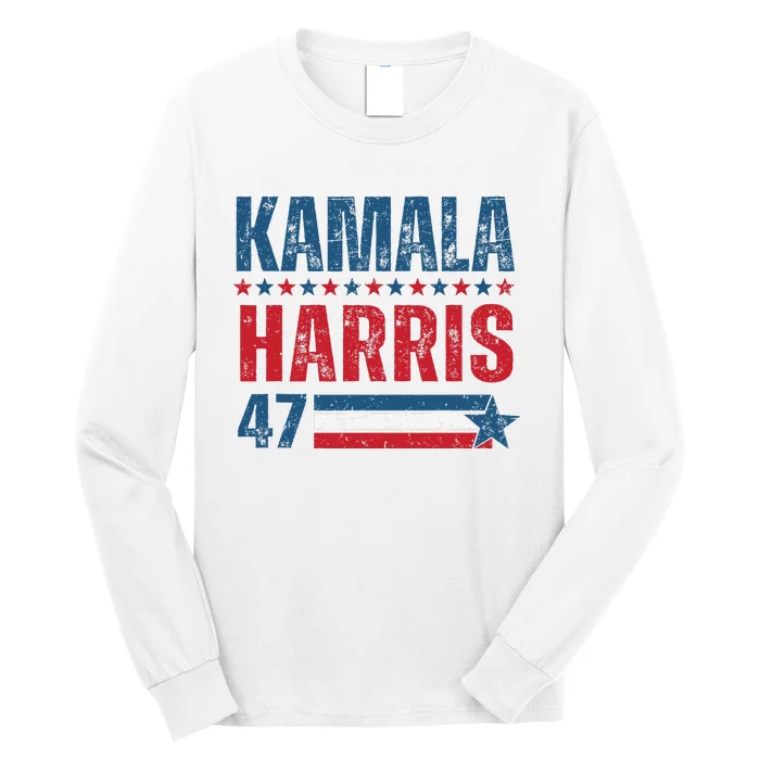 Kamala Harris 47 Th President Usa America 2024 Election Long Sleeve Shirt