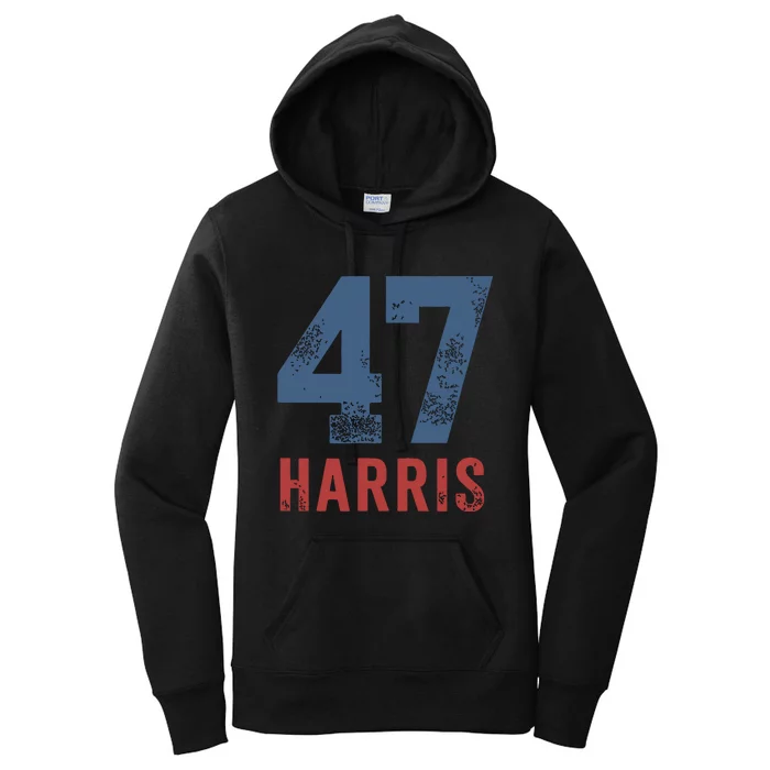 Kamala Harris 47 First Woman President Women's Pullover Hoodie