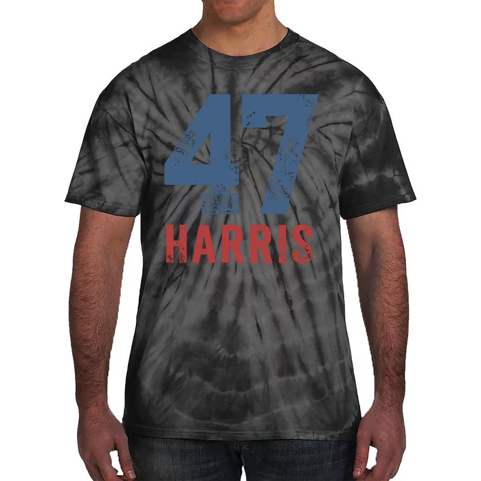 Kamala Harris 47 First Woman President Tie-Dye T-Shirt