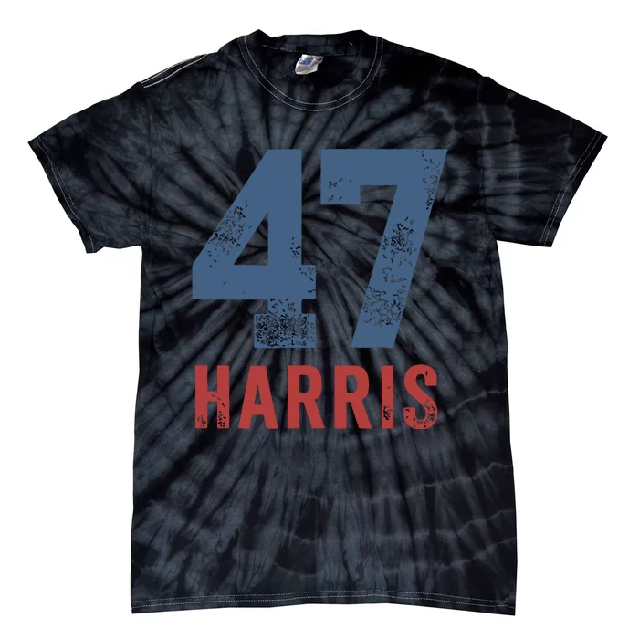 Kamala Harris 47 First Woman President Tie-Dye T-Shirt