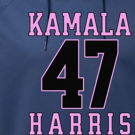 Kamala Harris 47th President Usa America 2024 Pin K Performance Fleece Hoodie