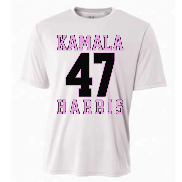 Kamala Harris 47th President Usa America 2024 Pin K Cooling Performance Crew T-Shirt