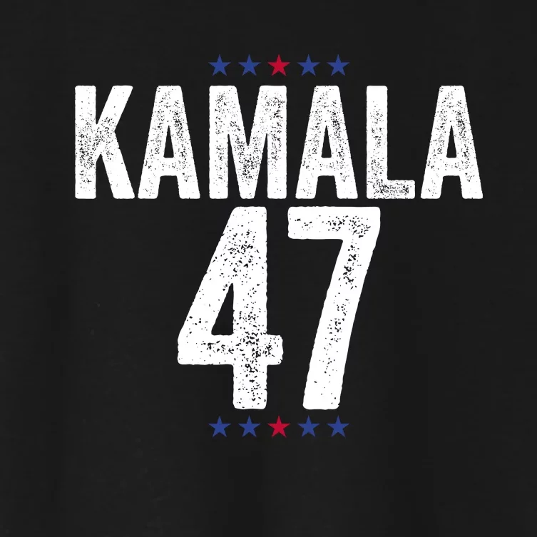 Kamala Harris 47 2024 Election Women's Crop Top Tee