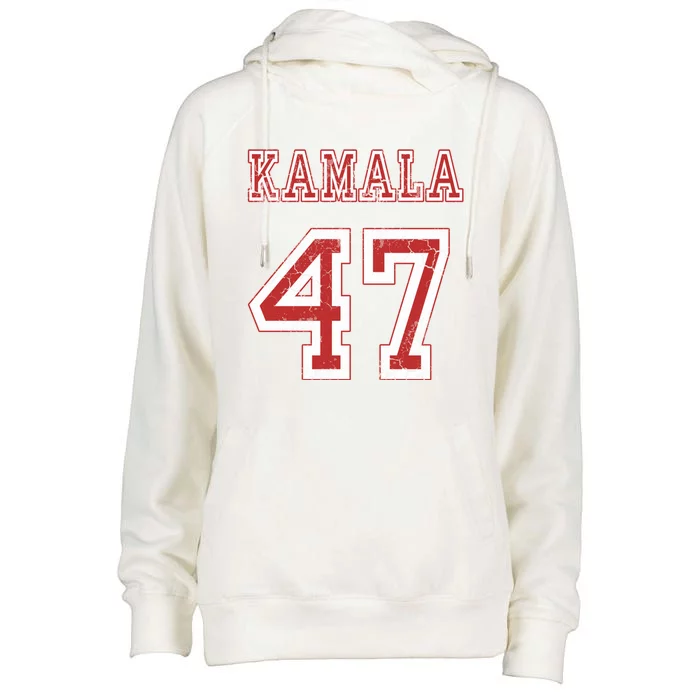 Kamala Harris 47 Th President Usa America 2024 Election Meaningful Gift Womens Funnel Neck Pullover Hood