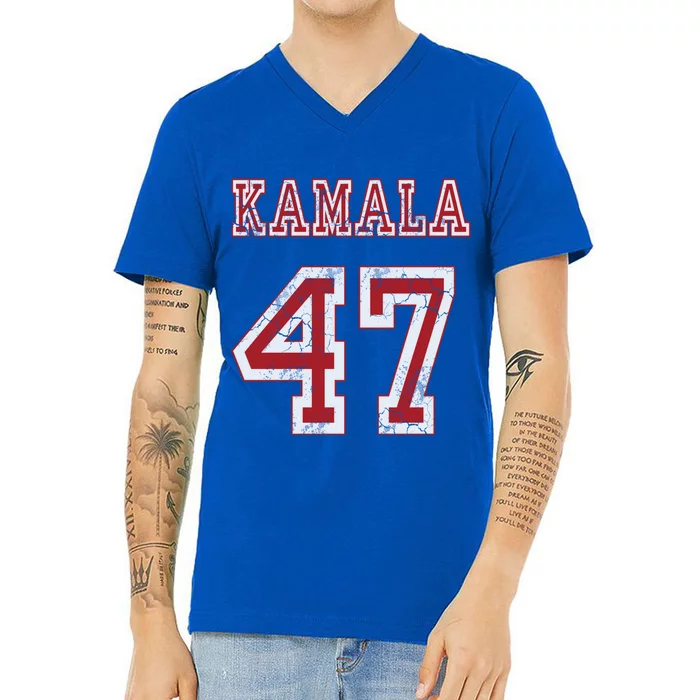 Kamala Harris 47 Th President Usa America 2024 Election Meaningful Gift V-Neck T-Shirt