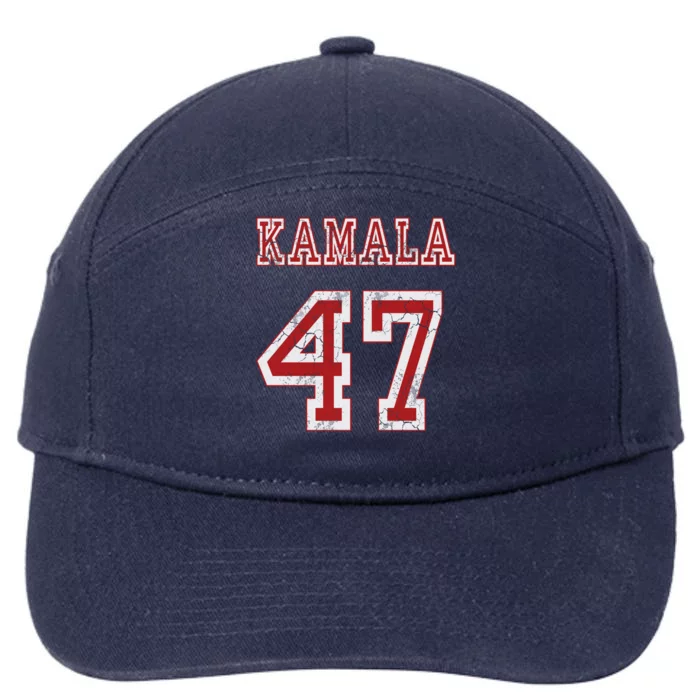 Kamala Harris 47 Th President Usa America 2024 Election Meaningful Gift 7-Panel Snapback Hat