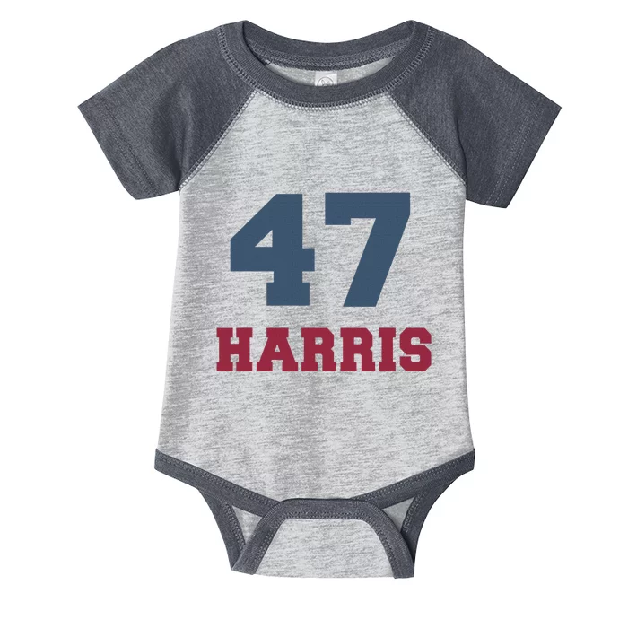 Kamala Harris 47 Infant Baby Jersey Bodysuit