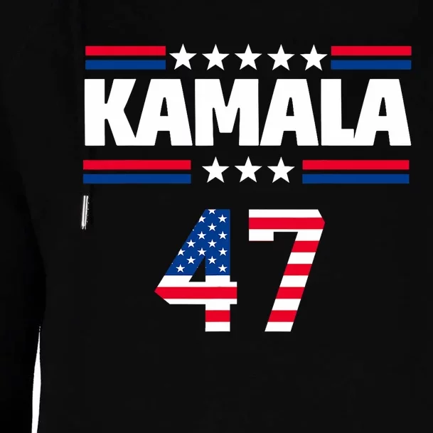 Kamala Harris 47 Th President Usa America 2024 Election Womens Funnel Neck Pullover Hood