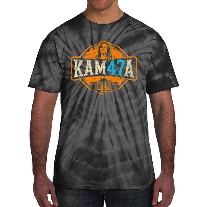 Kamala Harris 47 Madam President 2024 Tie-Dye T-Shirt