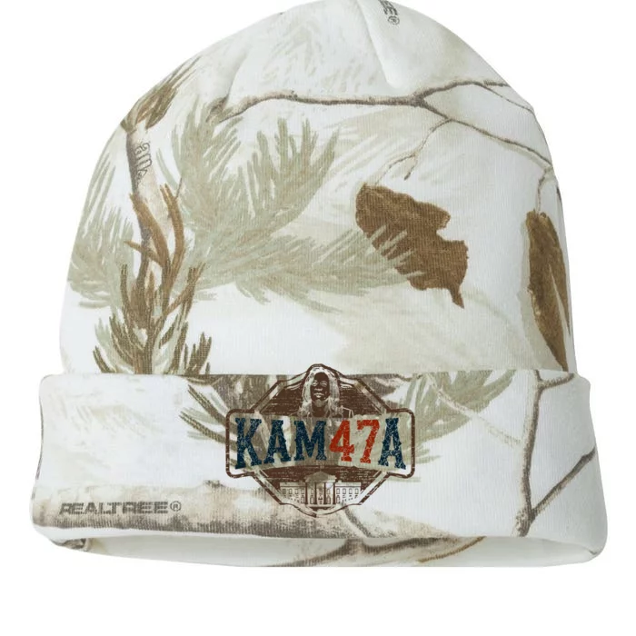 Kamala Harris 47 Madam President 2024 Kati - 12in Camo Beanie