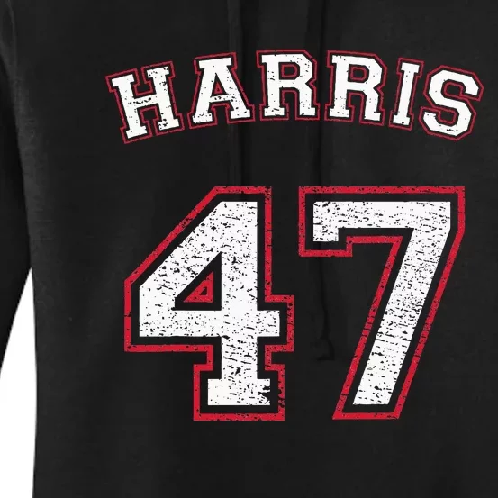 Kamala Harris 47 47th President Women's Pullover Hoodie