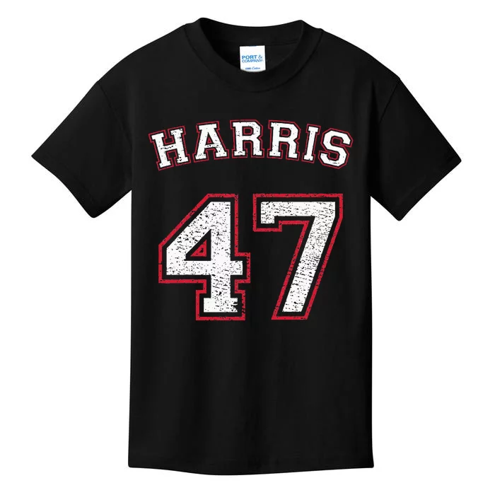 Kamala Harris 47 47th President Kids T-Shirt