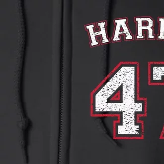 Kamala Harris 47 47th President Full Zip Hoodie