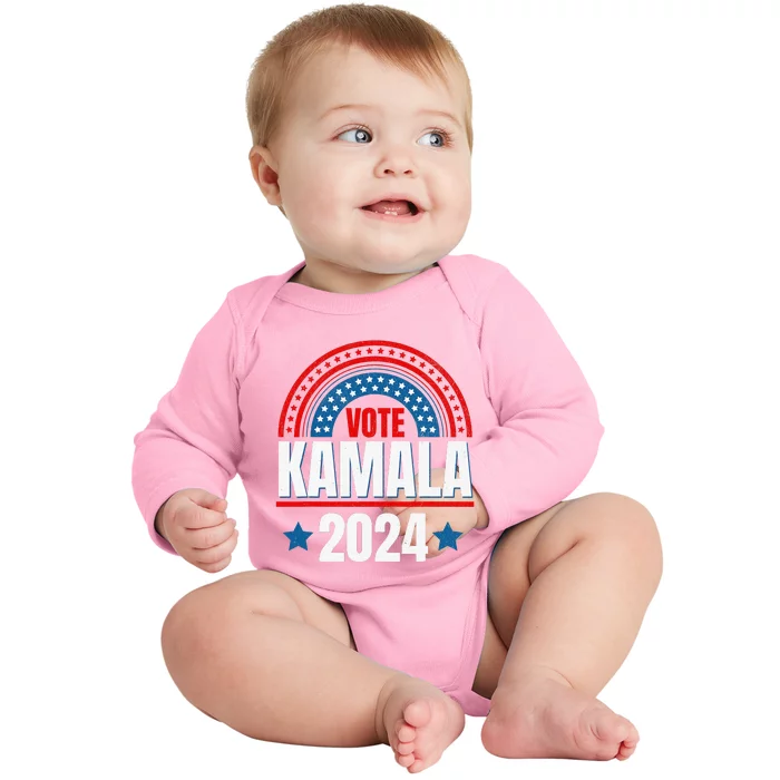 Kamala Harris 47 47th President Baby Long Sleeve Bodysuit