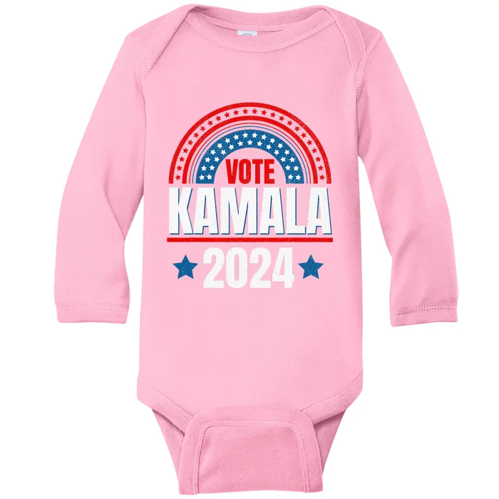 Kamala Harris 47 47th President Baby Long Sleeve Bodysuit