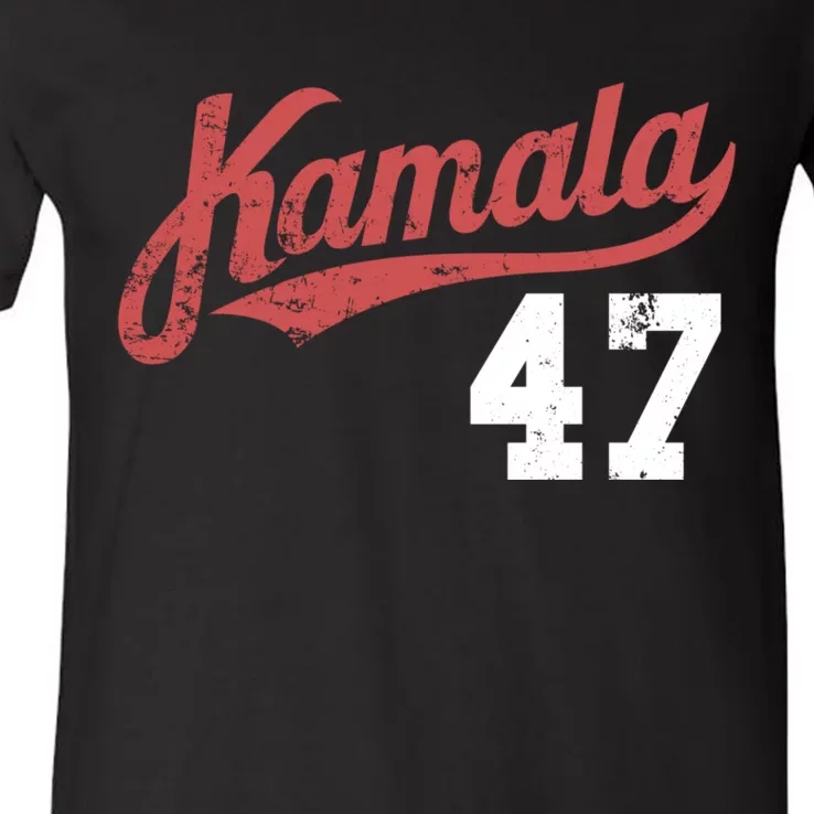 Kamala Harris 47 President Political Election Vote Election V-Neck T-Shirt