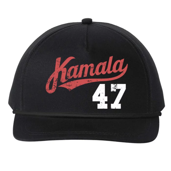 Kamala Harris 47 President Political Election Vote Election Snapback Five-Panel Rope Hat