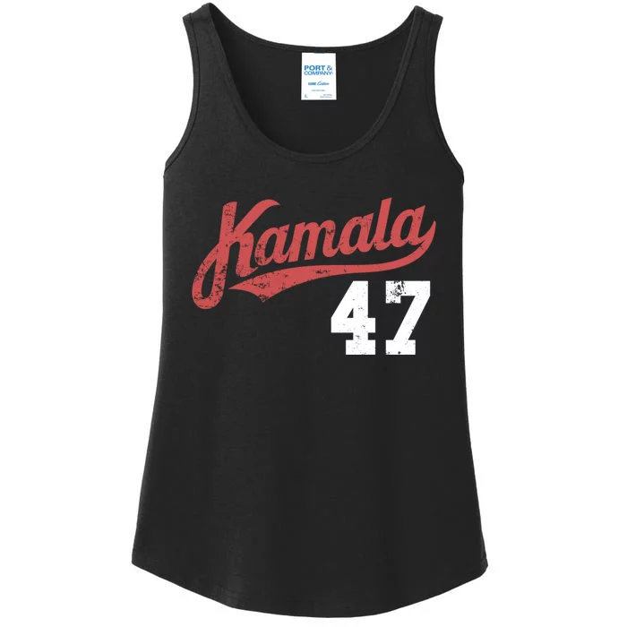 Kamala Harris 47 President Political Election Vote Election Ladies Essential Tank