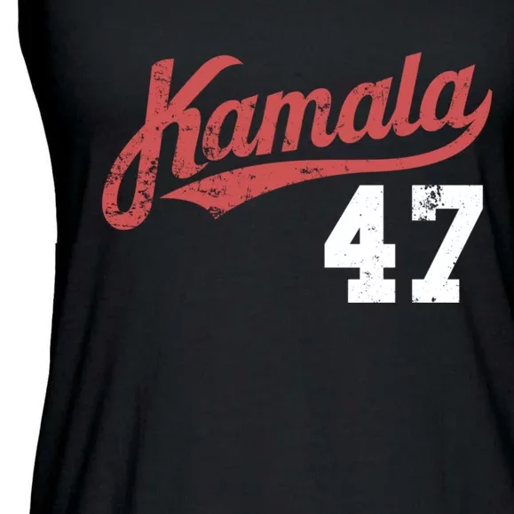 Kamala Harris 47 President Political Election Vote Election Ladies Essential Flowy Tank