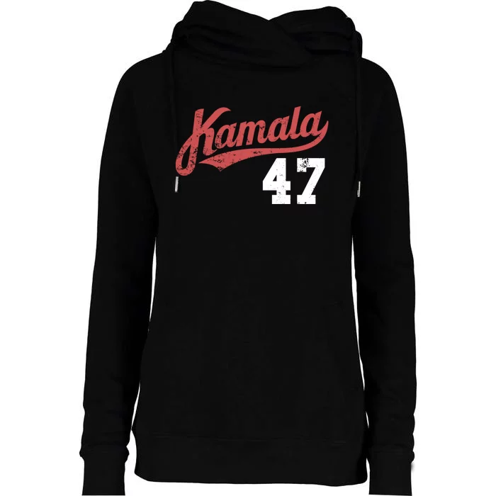 Kamala Harris 47 President Political Election Vote Election Womens Funnel Neck Pullover Hood