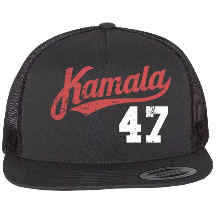 Kamala Harris 47 President Political Election Vote Election Flat Bill Trucker Hat